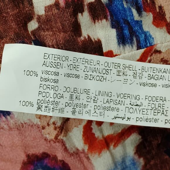 Zara Tiered Mini Dress Size Medium NWT Pullover Slit Sleeve V Neck - Picture 12 of 13